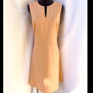 Theory Cream A-line Dress